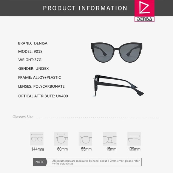 2/$30 🆕 Cat Eye Black Frame Sunglasses - Picture 4 of 8